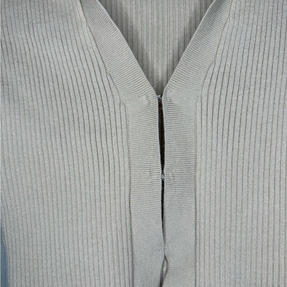 Forever 21 Cream Ribbed Knit Top - Picture 6 of 6